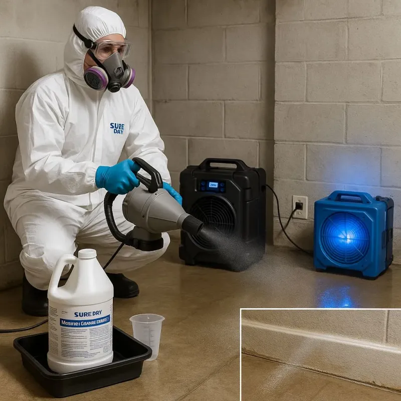 Sanitization and Odor Removal process in Galveston, TX